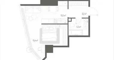 1 room apartment in Russia