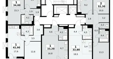 1 room apartment in Kommunarka, Russia
