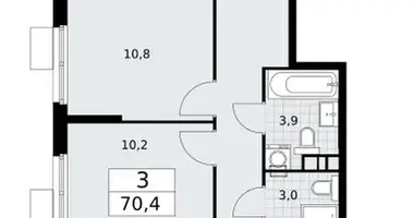 Appartement 3 chambres dans Vnoukovo, Russie