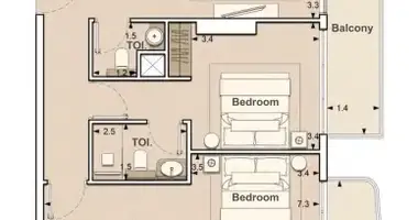 2 bedroom apartment in Dubai, United Arab Emirates