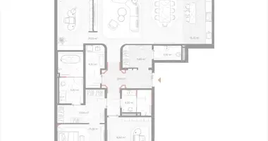 Wohnung 2 zimmer in Moskau, Russland