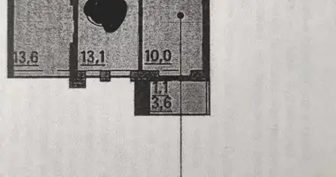 Apartamento 2 habitaciones en Odesa, Ucrania