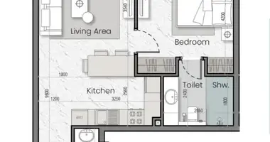 Wohnung 1 Schlafzimmer in Dubai, Vereinigte Arabische Emirate