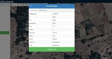 Участок земли в Cebis, Турция