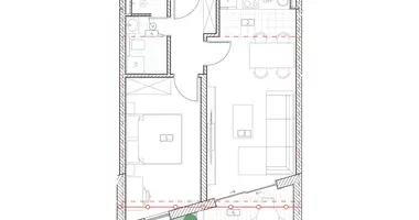 1 room apartment in Boreti, Montenegro