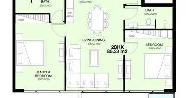 Wohnung 2 Schlafzimmer in Dubai, Vereinigte Arabische Emirate