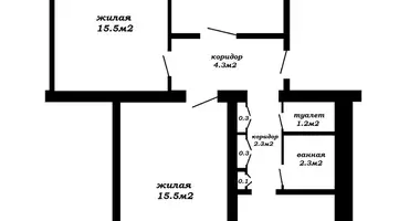 Appartement 3 chambres dans Minsk, Bélarus