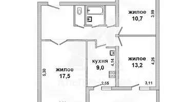 Appartement 3 chambres dans Muchaviecki sielski Saviet, Bélarus
