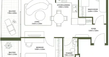 1 bedroom apartment in Dubai, United Arab Emirates