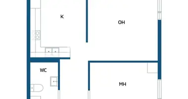 Apartamento en Kouvola sub region, Finlandia