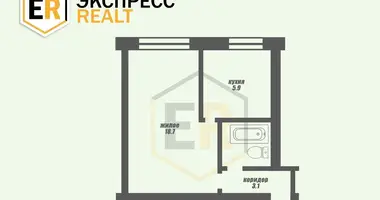 Wohnung 1 zimmer in Brest, Belarus