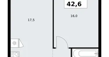 1 room apartment in Kommunarka, Russia