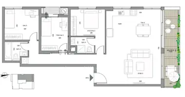 Mieszkanie 4 pokoi w Tel-Awiw, Izrael