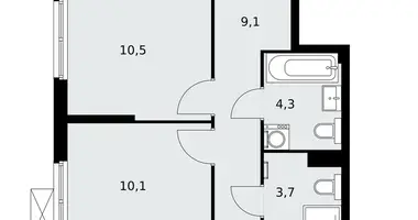 Appartement 3 chambres dans Kommunarka, Russie