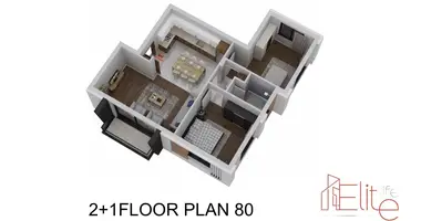 2 bedroom apartment in Karavas, Northern Cyprus