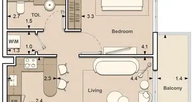 1 bedroom apartment in Dubai, United Arab Emirates