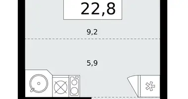 Wohnung 1 zimmer in Kommunarka, Russland