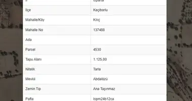Plot of land in Kilic, Turkey
