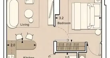 1 bedroom apartment in Dubai, United Arab Emirates