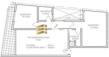 2 bedroom apartment in Qawra, Malta