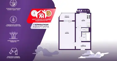 Appartement 1 chambre dans Minsk, Bélarus