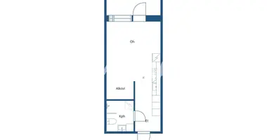 1 room apartment in Kauniainen, Finland