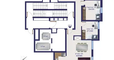 Apartamento 4 habitaciones en Netanya, Israel