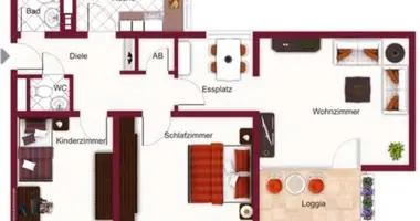 Wohnung 3 zimmer in Köln, Deutschland