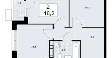 Квартира 2 комнаты в район Внуково, Россия