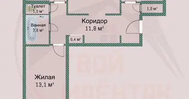 Квартира 3 комнаты в Минск, Беларусь