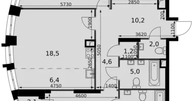 Appartement 3 chambres dans Moscou, Russie