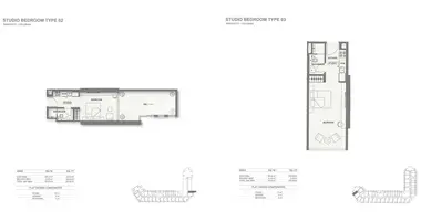 Mieszkanie 1 pokój w Dubaj, Emiraty Arabskie