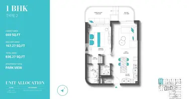 1 bedroom apartment in Dubai, United Arab Emirates