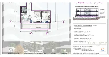 Apartamento 2 habitaciones en Golem, Albania