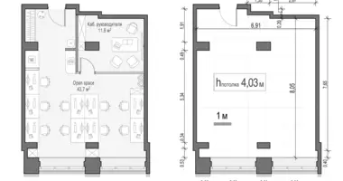 Pomieszczenie biurowe 56 m² w Moskwa, Rosja