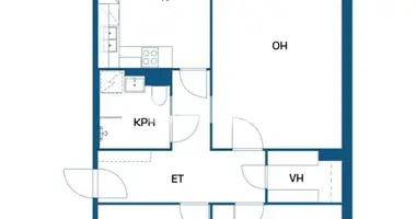 Apartamento 3 habitaciones en Pirkkala, Finlandia