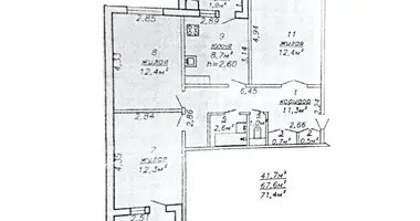 3 bedroom apartment in Babruysk, Belarus