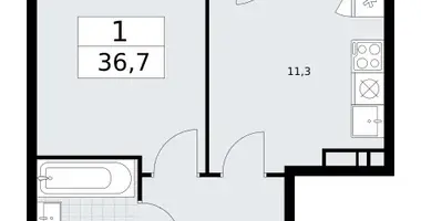 Квартира 1 комната в район Внуково, Россия