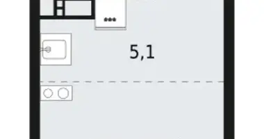 Квартира 1 комната в Всеволожск, Россия