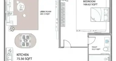 Appartement 2 chambres dans Ajman, Émirats arabes unis