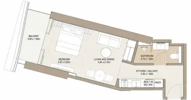 Studio apartment in Dubai, United Arab Emirates