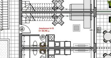 Apartamento 2 habitaciones en Kalyves Polygyrou, Grecia