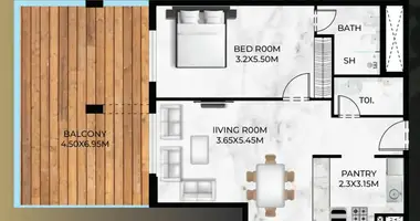 1 bedroom apartment in Dubai, United Arab Emirates