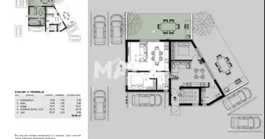 Apartamento 2 habitaciones en Njivice, Croacia