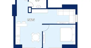 Mieszkanie 2 pokoi w Batumi, Gruzja