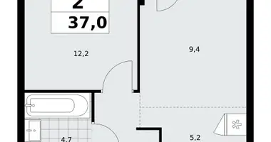 Квартира 2 комнаты в район Коммунарка, Россия