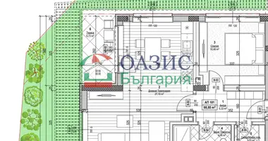 Mieszkanie 2 pokoi w Nesebyr, Bułgaria