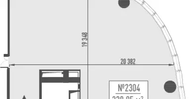 Bureau 338 m² dans Moscou, Russie