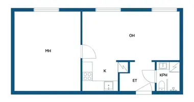 Appartement 1 chambre dans Turku sub region, Finlande