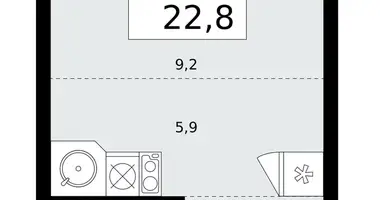 Mieszkanie 1 pokój w Kommunarka, Rosja